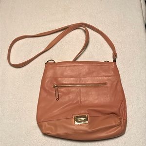 Tignanello blush leather crossbody